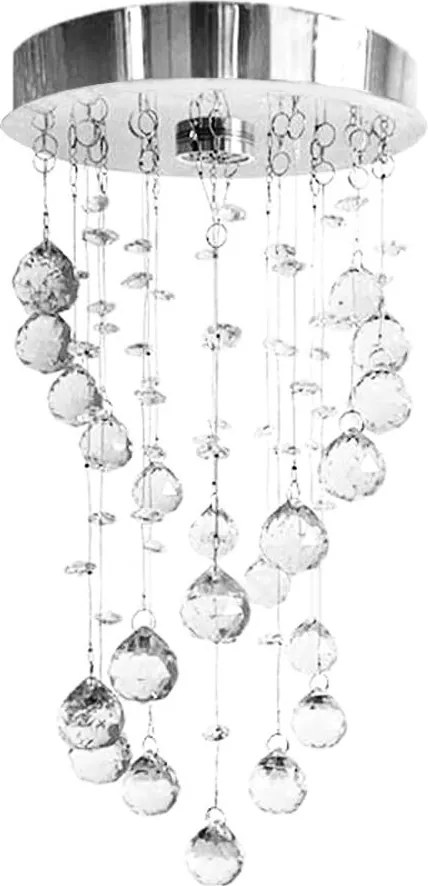 Toolight - Stropná lampa 1xGU10 APP785-1C, chrómová, OSW-05036