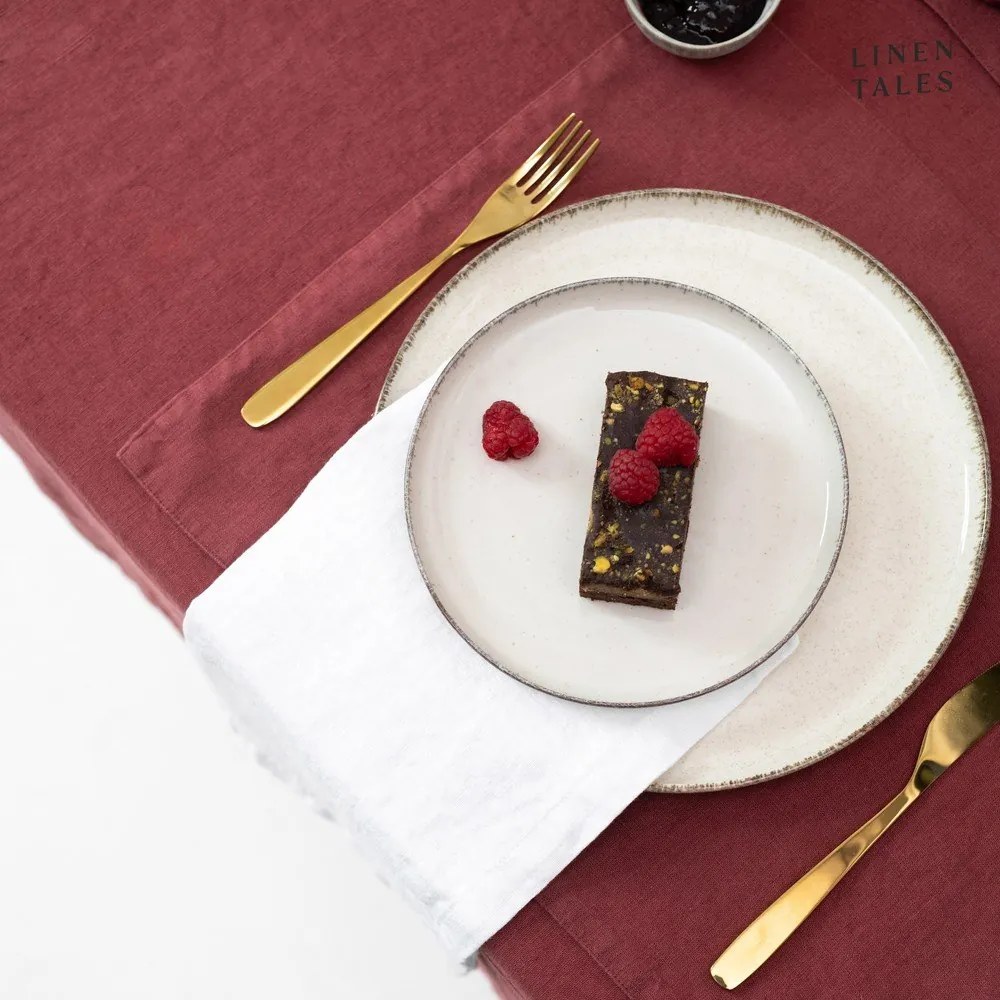 Ľanové prestieranie 35x45 cm Marsala – Linen Tales