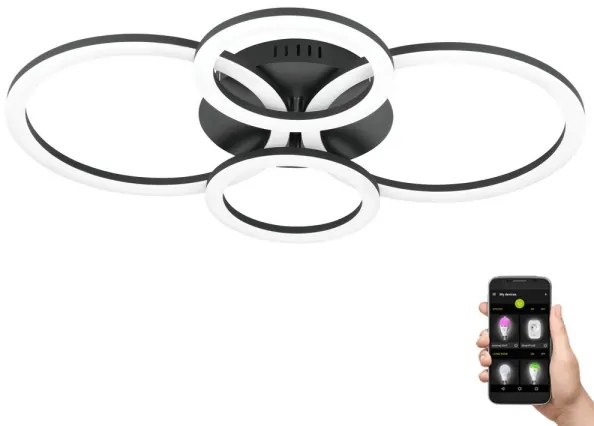 Eglo 900319 - LED Stmievateľné stropné svietidlo PARRAPOS-Z LED/41W/230V