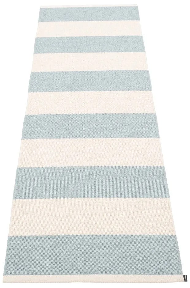 Svetlomodro-krémový vnútorný a vonkajší behúň 70x225 cm Bob Blue Fog – Pappelina