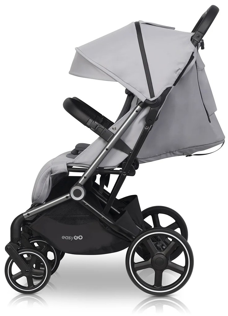 Súrodenecký kočík EasyGo Echo Cloudy Gray