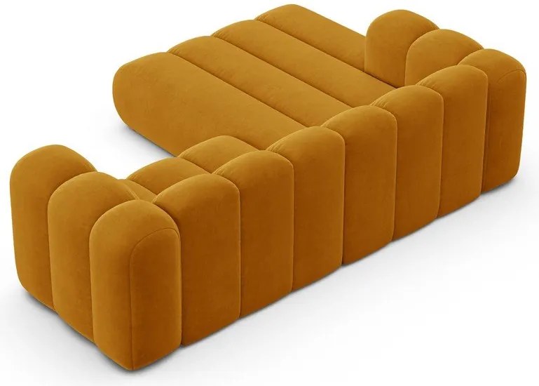 Žltá rohová pohovka (ľavý roh) Lupine – Micadoni Home