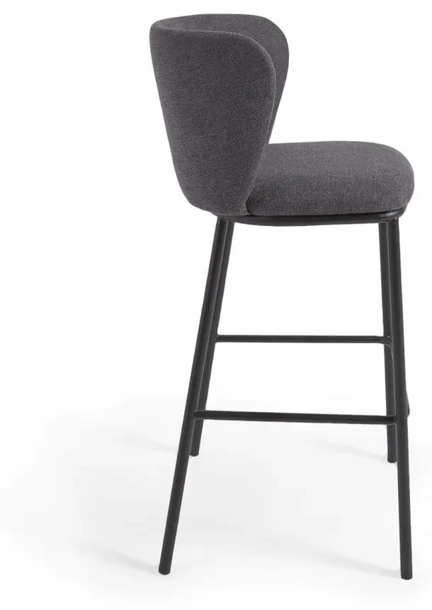Tmavosivá barová stolička 102 cm Ciselia – Kave Home