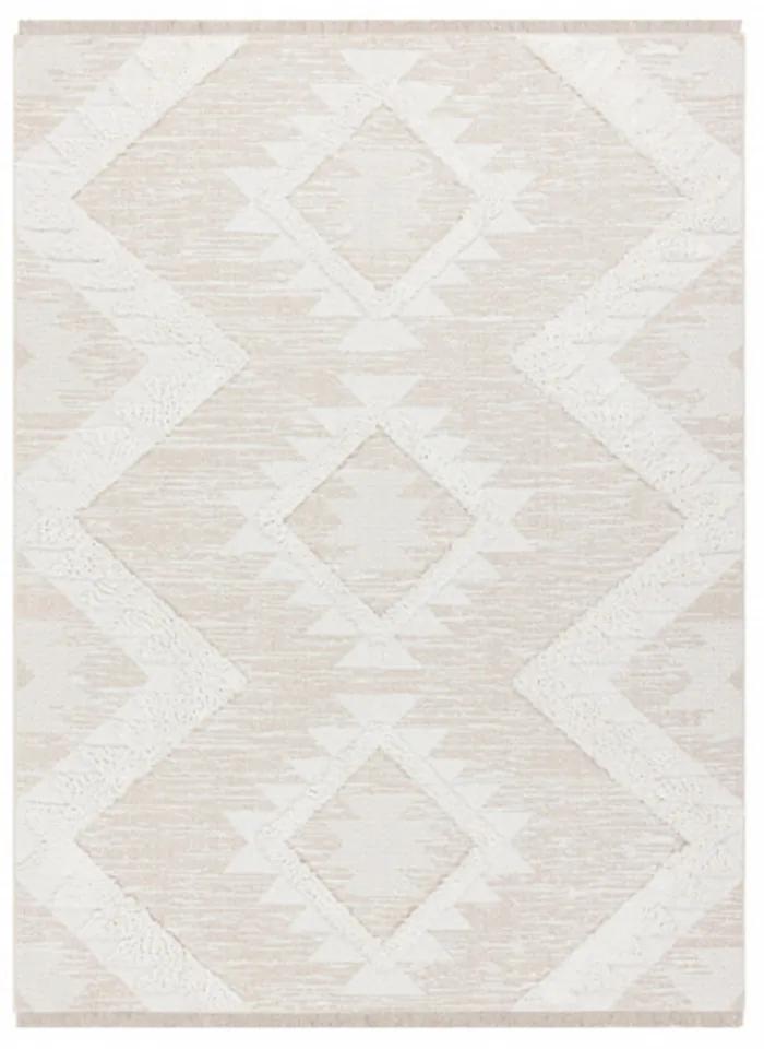 Kusový koberec Romba krémový 78x150cm