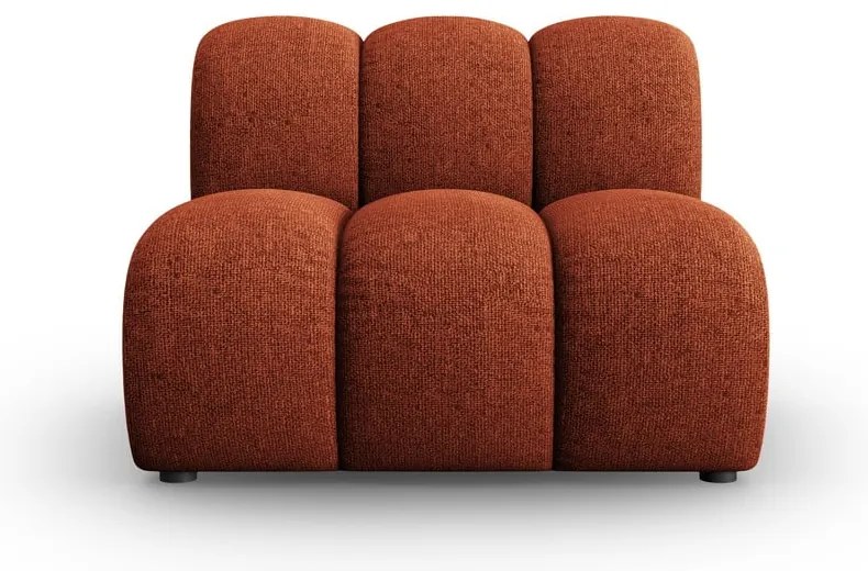 Modul pohovky v tehlovej farbe (stredový diel) Lupine – Micadoni Home