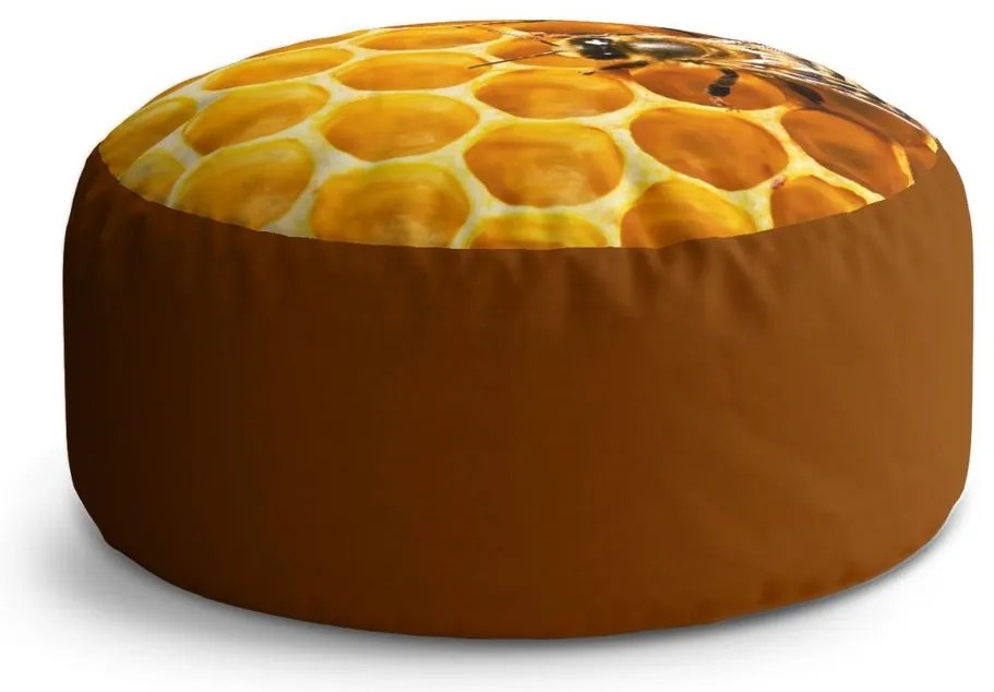 Taburet Circle včely, žltá