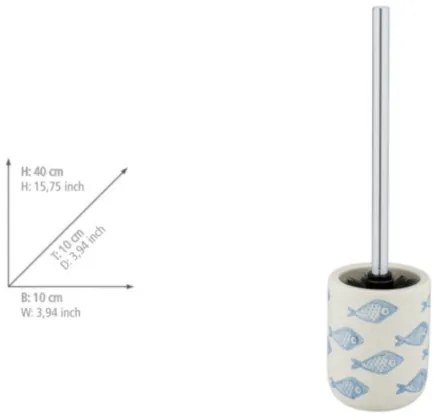 WENKO 24313100 - WC kefa AQUAMARIN 10x40 cm béžová
