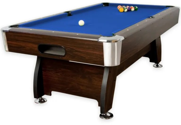 GamesPlanet® 1385 Biliardový stôl pool biliard s vybavením, 8 ft