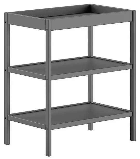 Antracitový prebaľovací pult z bukového dreva Dino – Vipack