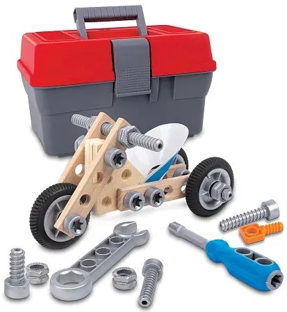 Mladý vynálezca - Zostav si svoju motorku - 37 ks