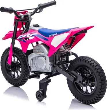Elektrická motorka HONDA CFR450R ružová