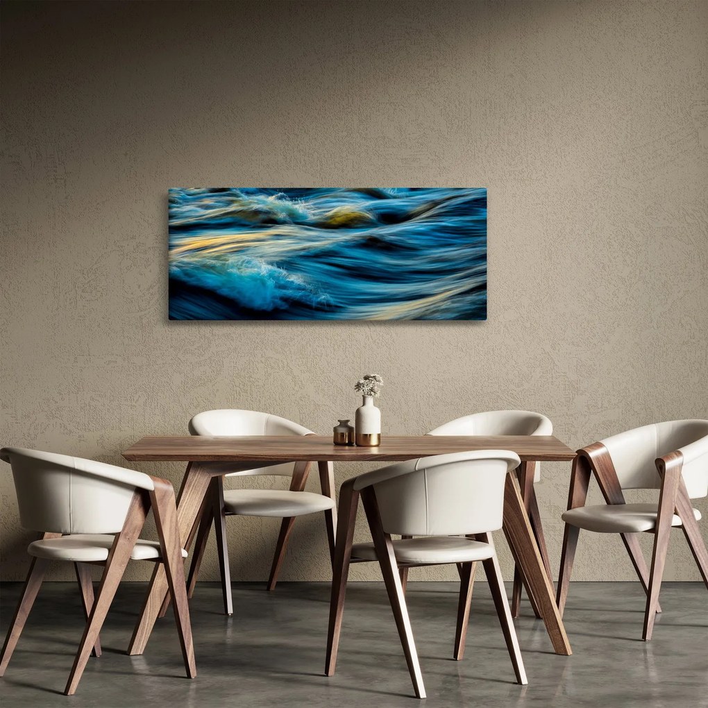 Obraz - Vlny (120x50 cm)