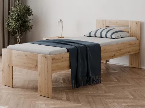 Posteľ Osaka 80x200 cm, dub artisan%