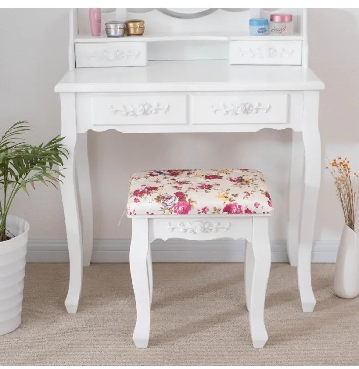 ShopJK TOALETNÝ STOLÍK TL01 ROSE