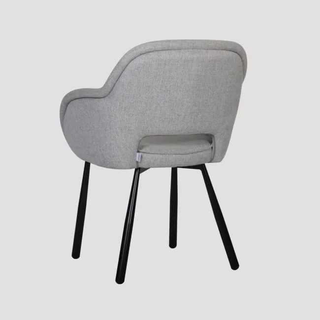 Jedálenská stolička CAMPEA sivá 742064