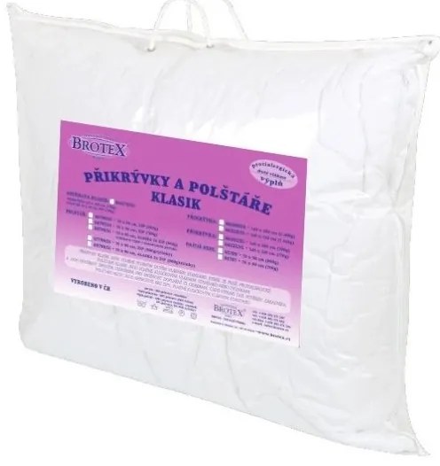 Brotex Vankúš Klasik  900g zips  70x90 cm