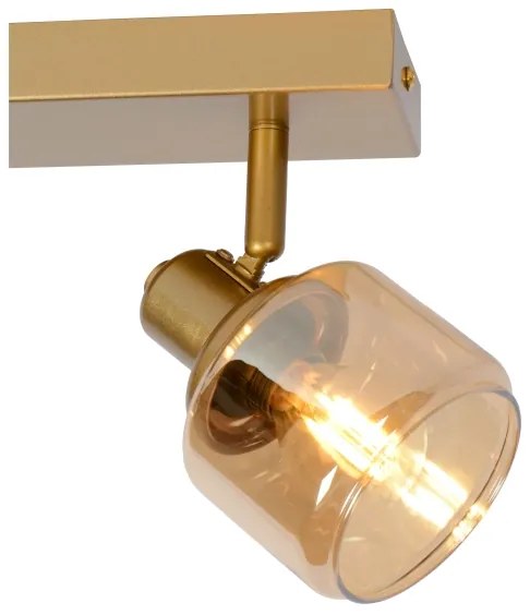 Lucide 77979/02/02 - Bodové svietidlo BJORN 2xE14/40W/230V zlatá