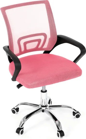Detská otočná stolička ružová KA-L103 PINK