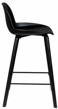ZUIVER ALBERT KUIP ALL BLACK 65 pultová stolička Čierna