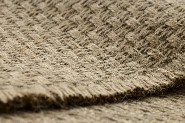 Koberec JUTE 3731 so strapcami, tmavobéžový
