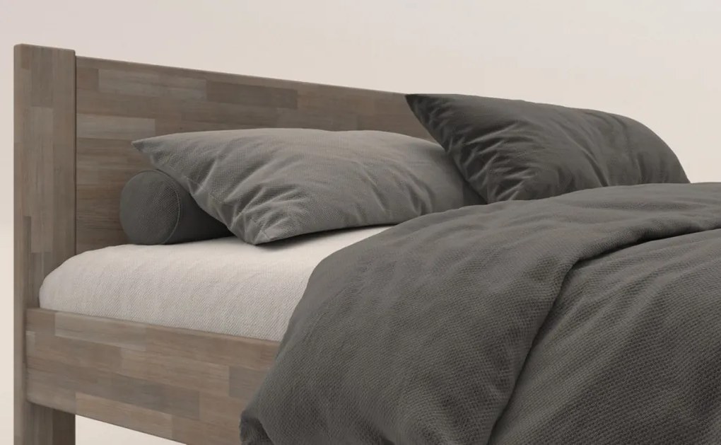 Posteľ Fava 180x200 cm, šedý buk
