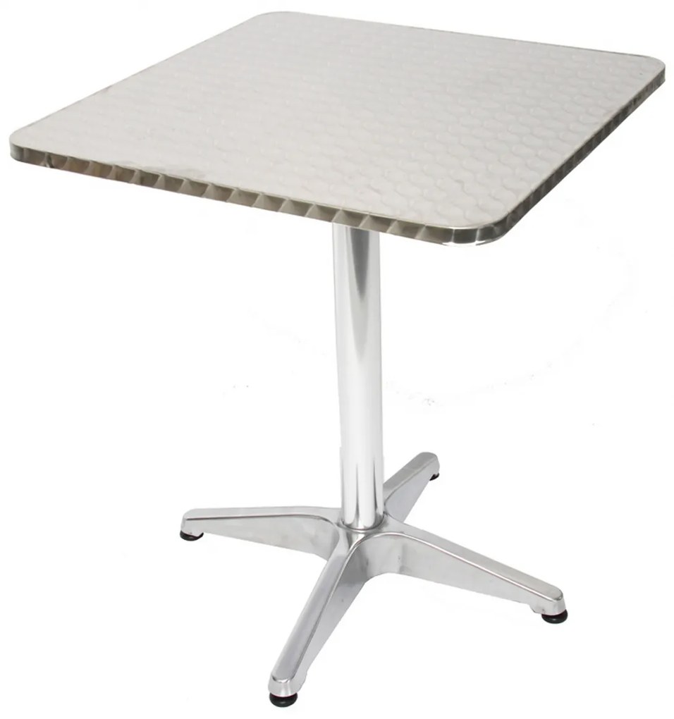 Hlinikový bistro stôl 11356, štvorec - v70 x 60 x 60 cm