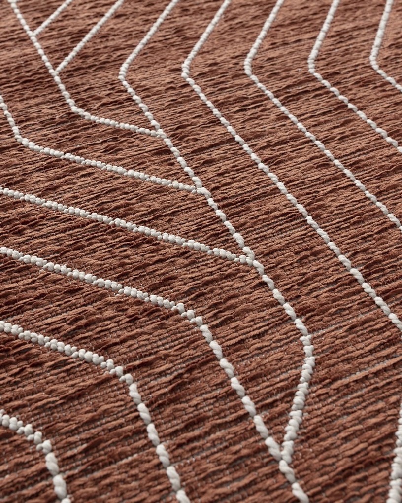 Koberec Velvet beige/rust 120x170cm