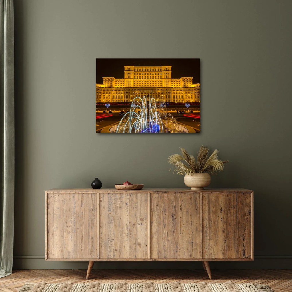 Obraz - Palác parlamentu, Bukurešť Rumunsko (70x50 cm)