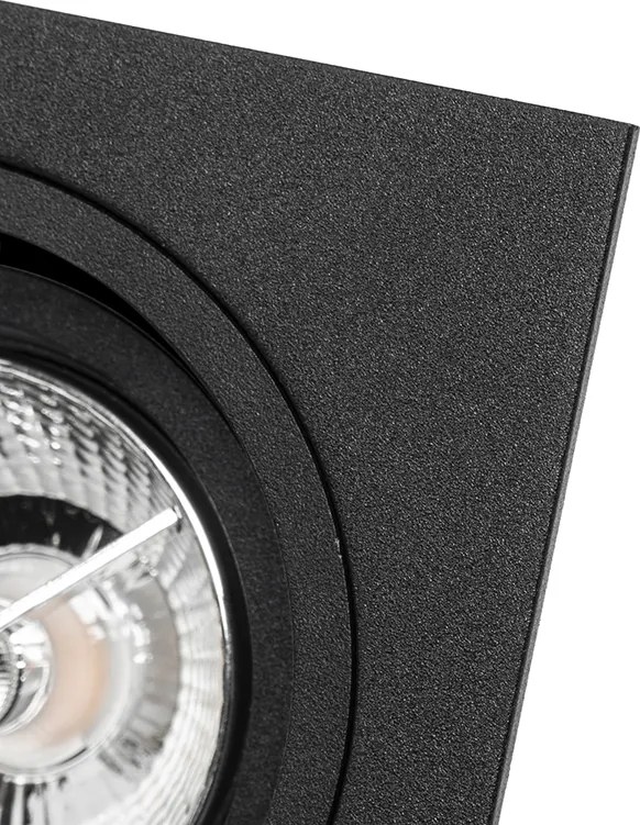 Sada 6 ks Moderné zapustené bodové čierne nastaviteľné - skľučovadlo 70