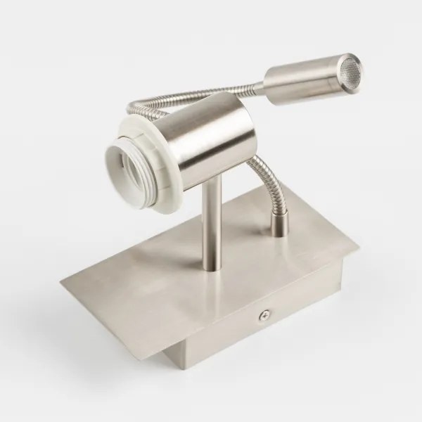 Brilagi - LED Nástenná lampa NUBILA 1xE27/25W/230V + LED/3W chróm/biela