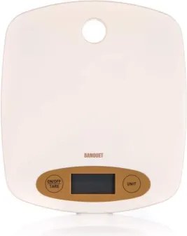 Kuchynská váha Culinaria 5 kg, krémová%