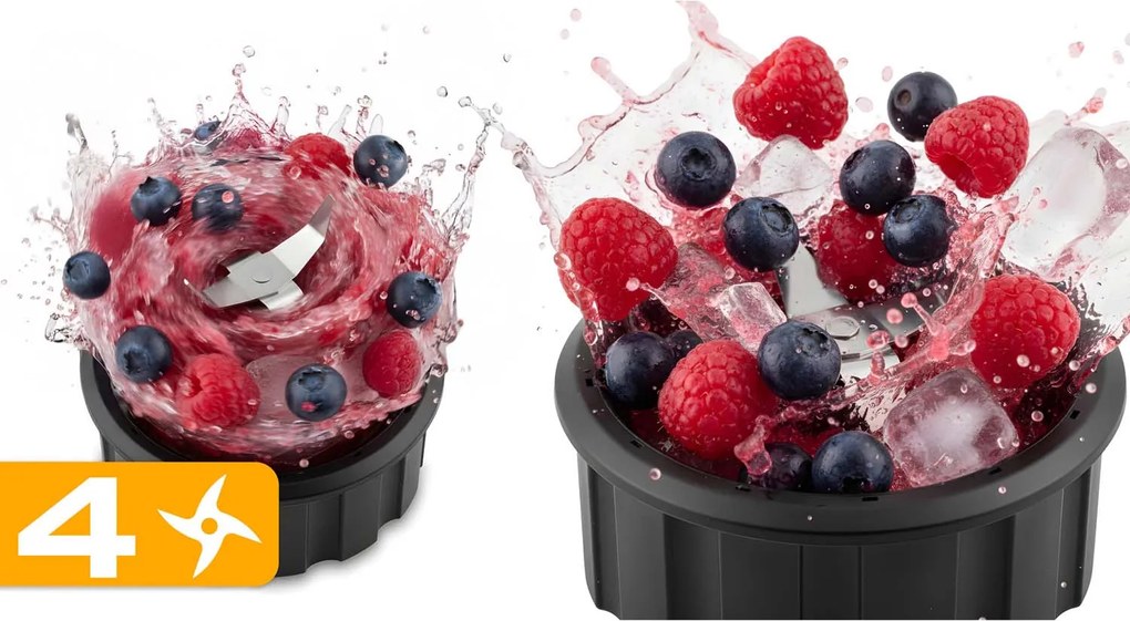 Stolný mixér 1,5 l 800W Berdsen BD-751 - čierny