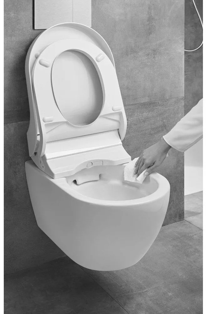 GEBERIT AquaClean elektronický bidet Tuma Classic, s keramikou - kompletné zariadenie, 350 x 553 mm, alpská biela, 146.092.11.1