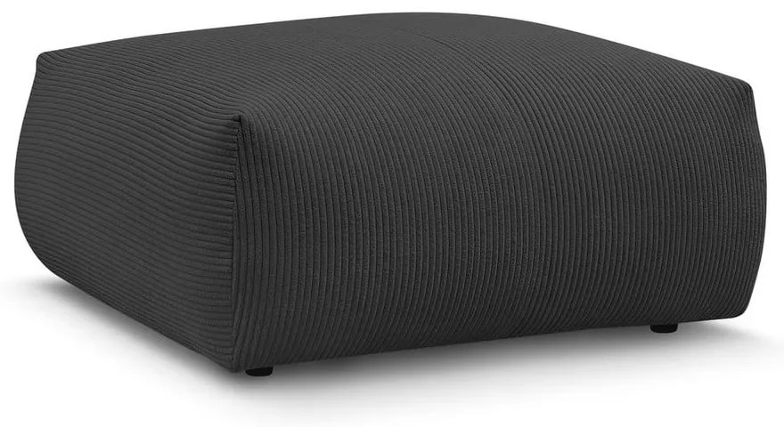 Tmavosivá menčestrová podnožka Voltaire – Bobochic Paris