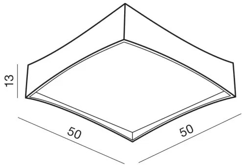 LED stropné svietidlo Veccio biele