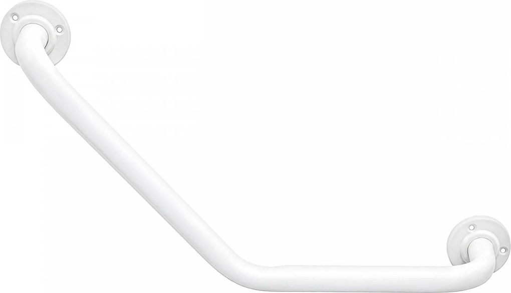 Erga Foxi, rohové kúpeľňové madlo pre seniorov 54cm, biela matná, ERG-YKA-P.FOXI-WHT