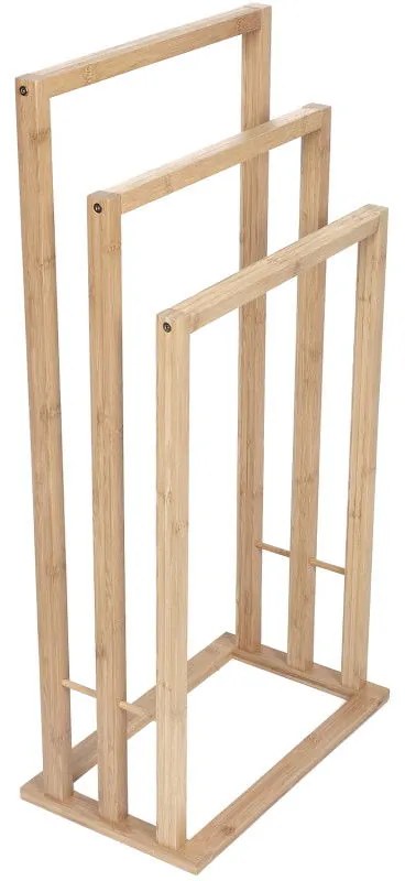 Mexen Bamboo, bambusový držiak na uteráky 3-radový, prírodná bambusová, 701342-00