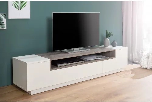 TV-skrinka 37527 180cm Biela/Betón-Komfort-nábytok