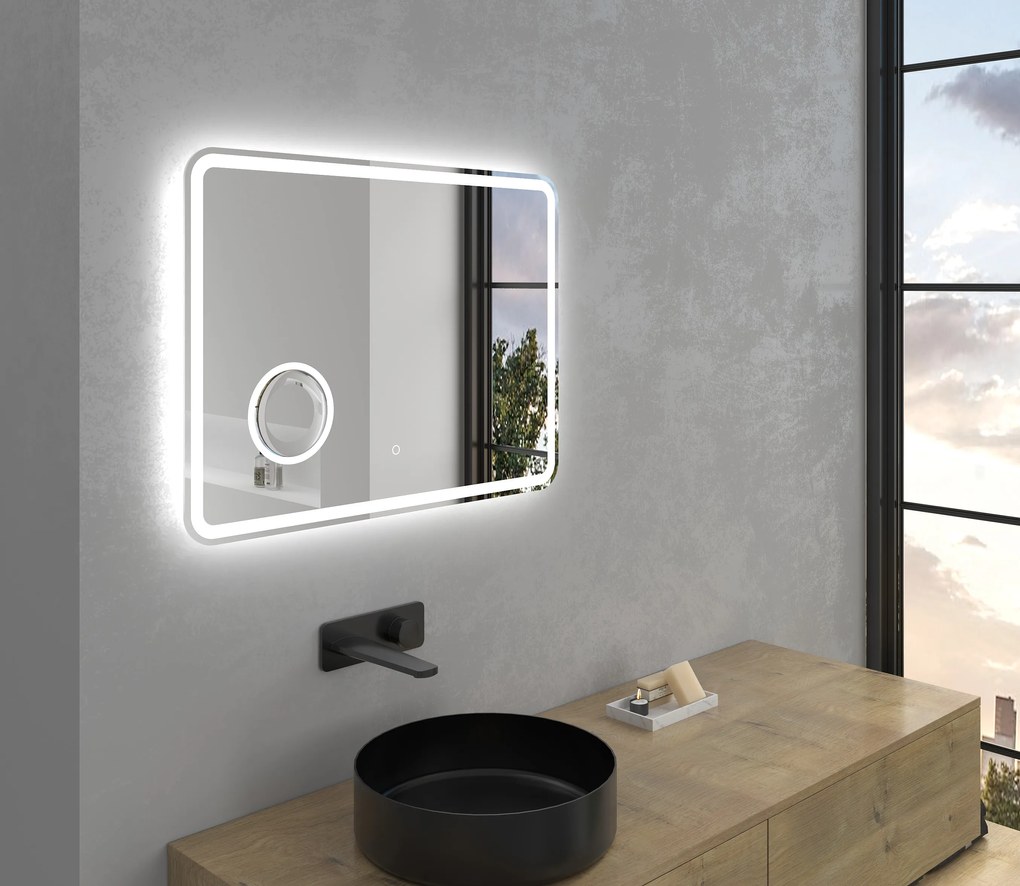 Cerano Lucido, LED kúpeľňové zrkadlo 80x60 cm, CER-CER-429343