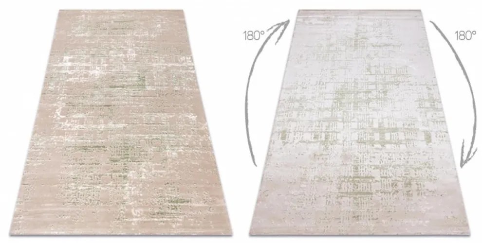 Luxusný kusový koberec akryl Viktor krémovobéžový 100x300cm