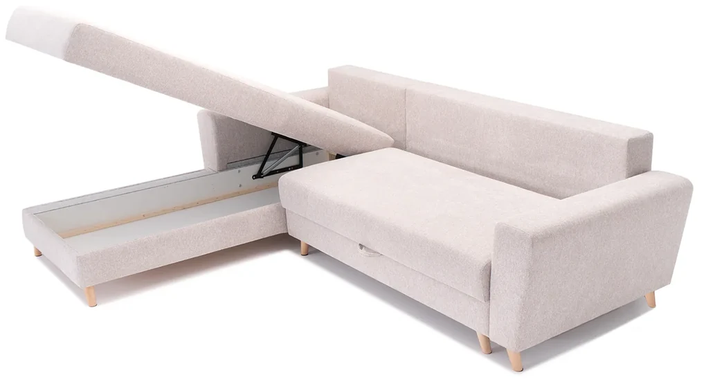PROXIMA.store - Škandinávsky rozkladací rohový gauč MADERA DRUH LÁTKY: PIANO - 26