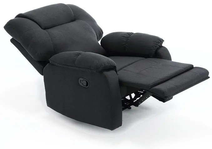 BONTEC Relaxačné kreslo, béžová, látka, TV-4088 CRM2 Farba: Šedá