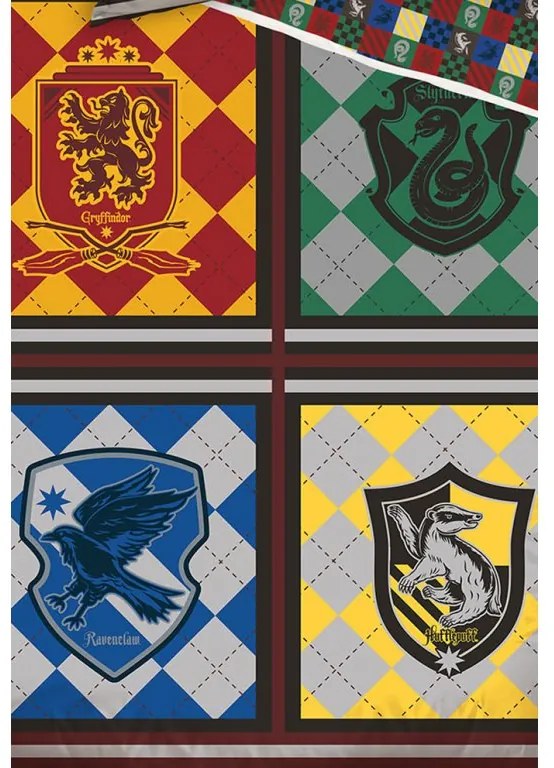 Bavlnené obliečky Harry Potter Erby 140x200/70x90 cm