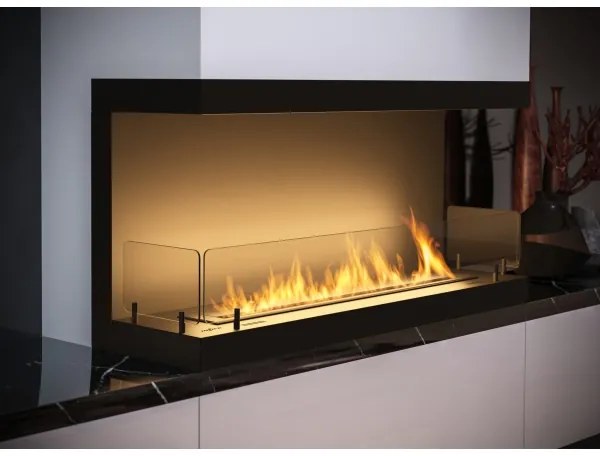 InFire - Vstavaný BIO krb 100x50 cm 3kW čierna