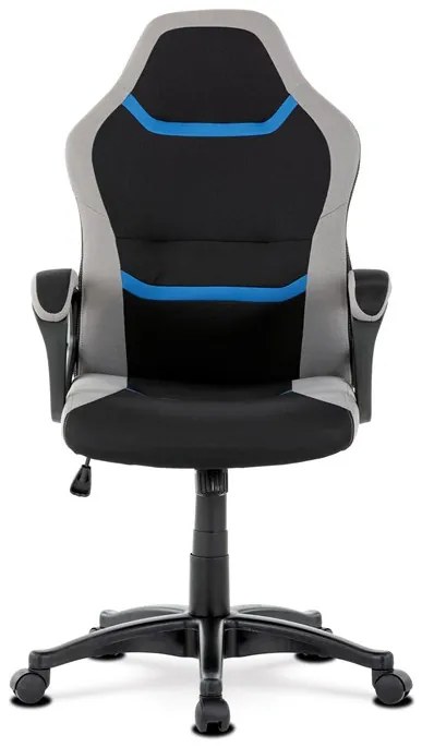 Autronic BONTEC Herné stoličky, hojdací mechanizmus, čierna látka, KA-L611 BLUE Farba: Ružová