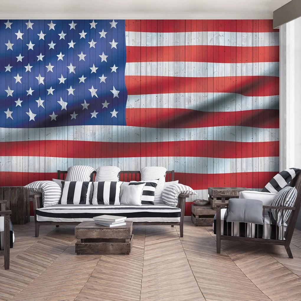 Fototapeta - Americká vlajka (254x184 cm)