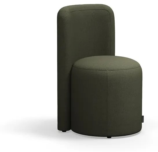 Taburet VARIETY, s operadlom, látka Blues CSII, olivová