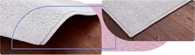 Koberec Agnella Funky Top Owl sivý