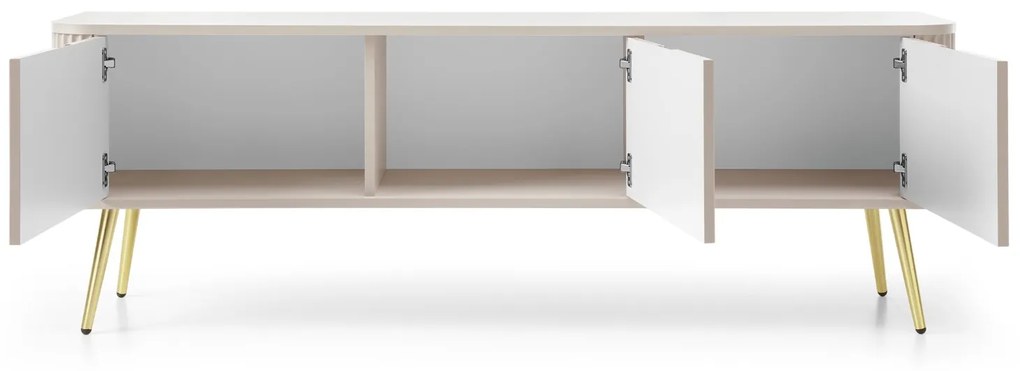 TV STOLIK BELLISSA KAŠMÍR + ZLATÉ NOŽIČKY 168 cm