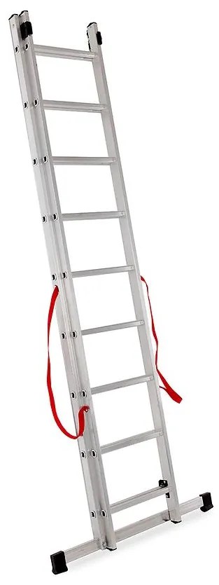 Hliníkový rebrík dvojelementový 9-stupňový 150kg Master line